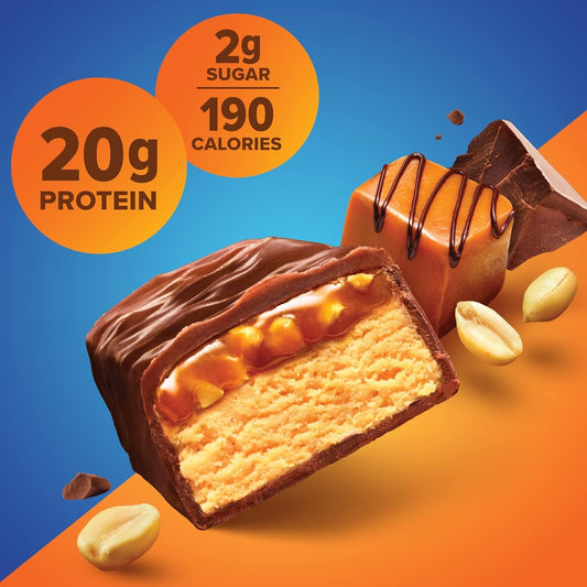 Pure Protein Bars - Chocolate Salted Caramel, Low Sugar, Gluten Free (12 Pack)